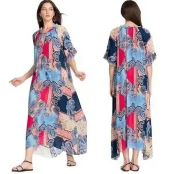 NWT Johnny Was Jade Cordelia Easy Midi Dress $348 - Picture 2 of 15